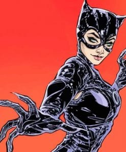 Catwoman Anime - Paint By Numbers