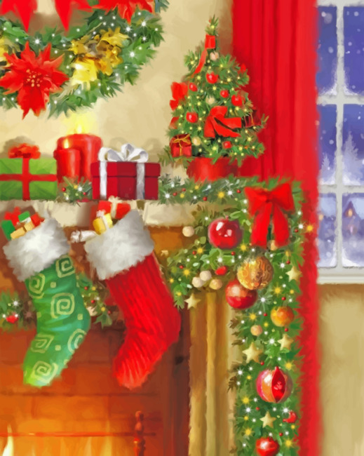 Christmas Vibes paint by numbers