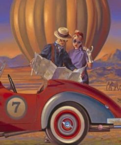 Couple In Africa - Paint By Numbers
