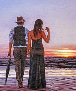 Couple On The Beach - Paint By Numbers