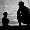Dad Teaching His Son Fishing – Paint By Number