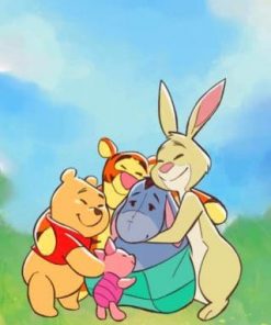 Winnie The Pooh Disney - Cartoons Paint By Numbers