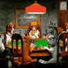 Dogs Playing Poker – Paint By Number