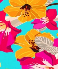 Flowers Folk Art - Paint By Number
