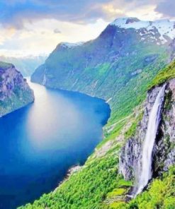 Geiranger Norway - Paint By Number