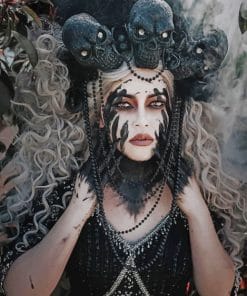 Gothic Lady Paint by numbers
