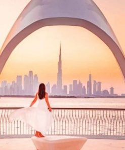 Girl In Dubai – Paint By Number
