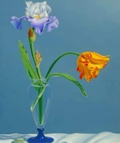 Glass Vase And Flowers – Paint By Number