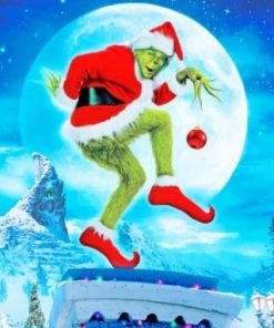 Grinch Christmas Paint by numbers