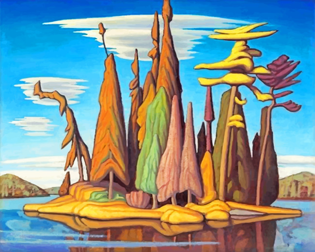 Group Of Seven Art Paint by numbers