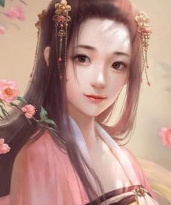 Ancient Beautiful Girl - Paint By Numbers
