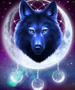 Galaxy Wolf - Paint By Numbers