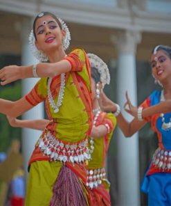 Indian Girls Dancing – Paint By Number