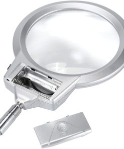 magnifying glasses with lights