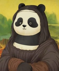 Mona Lisa Panda - Paint By Number