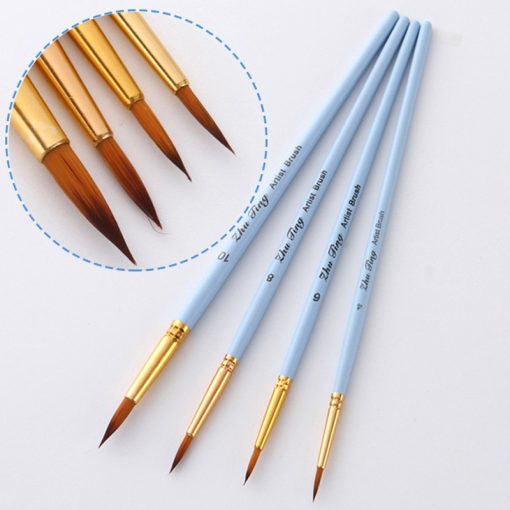 paint brushes Set closeup