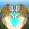 Paluang Cliff Indonesia - Paint By Numbers