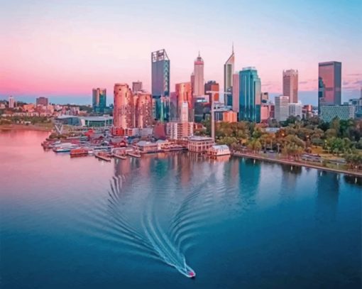 Perth Australia Paint by numbers
