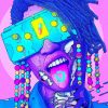Psychedelic Art Cyber Punk - Paint By Number