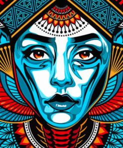 Psychedelic Queen - Paint By Number
