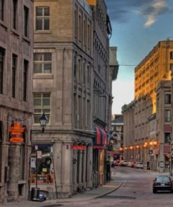 Rue Saint Paul Old Montreal – Paint By Number