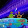 Scooby Doo And Shaggy Smoking - Paint By Number