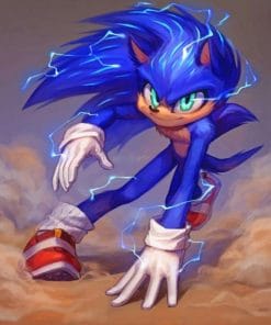 Sonic The Hedgehog Cartoon - Paint By Numbers