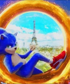 Sonic The Hedgehog Art - Paint By Numbers