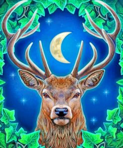 Stag Animal Paint by numbers