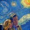 Starry Night Doctor Who Vincent Vang Gogh - Paint By Numbers