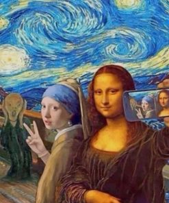 Girl With A Pearl Earring And Mona Lisa – Paint By Number