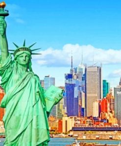 Statue Of Liberty paint by numbers