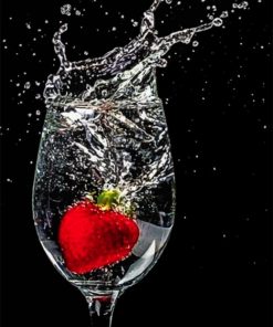 Fallen Strawberry – Paint By Number
