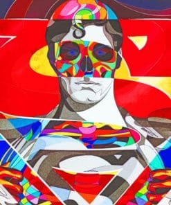 Superman Psychedelic - Paint By Number