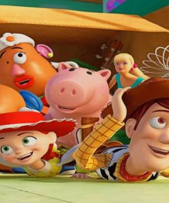 Toy Story Cartoon - Paint By Numbers