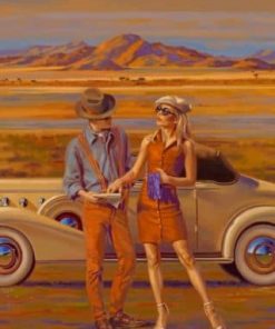 Travelers Couple - Paint By Numbers