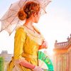 Victorian Woman Looking Back - Paint By Number