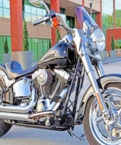 Vintage Harley Davidson - Paint By Numbers