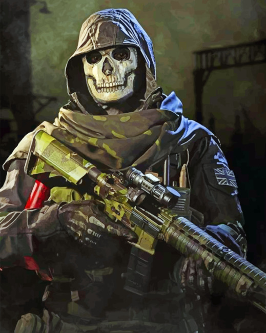 Warzone Call Of Duty Paint by numbers