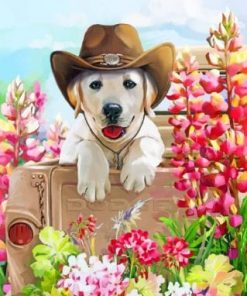 Western Dog - Paint By Numbers