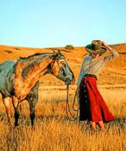 Western Woman - Paint By Numbers