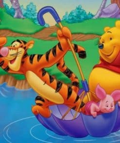 Winnie The Pooh And His Friends - Cartoons Paint By Numbers