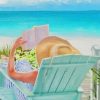 Woman Enjoying The Summer While Reading A Book - Paint By Numbers