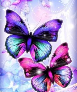 Bright Butterflies paint by numbers