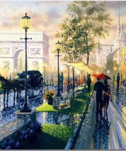 Triumphal Arch Paris - Paint By Numbers
