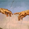 The Creation of Adam By Michelangelo Paint by numbers
