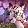 Fantasy White Tiger Paint by numbers