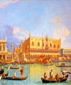 Canaletto Veduta Del Palazzo Ducale - Paint By Numbers