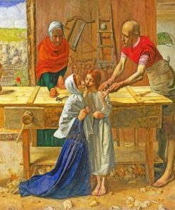 Christ In The House Of His Parents Paint by numbers