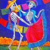 Guitarist Skeleton Paint by numbers